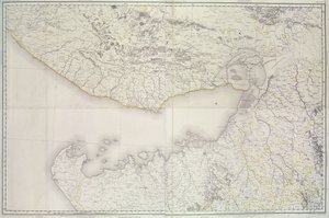 Carte de Cutch et Kathiawar, publiée sous la direction du colonel G.C. de Pree, S.C., géomètre général de l